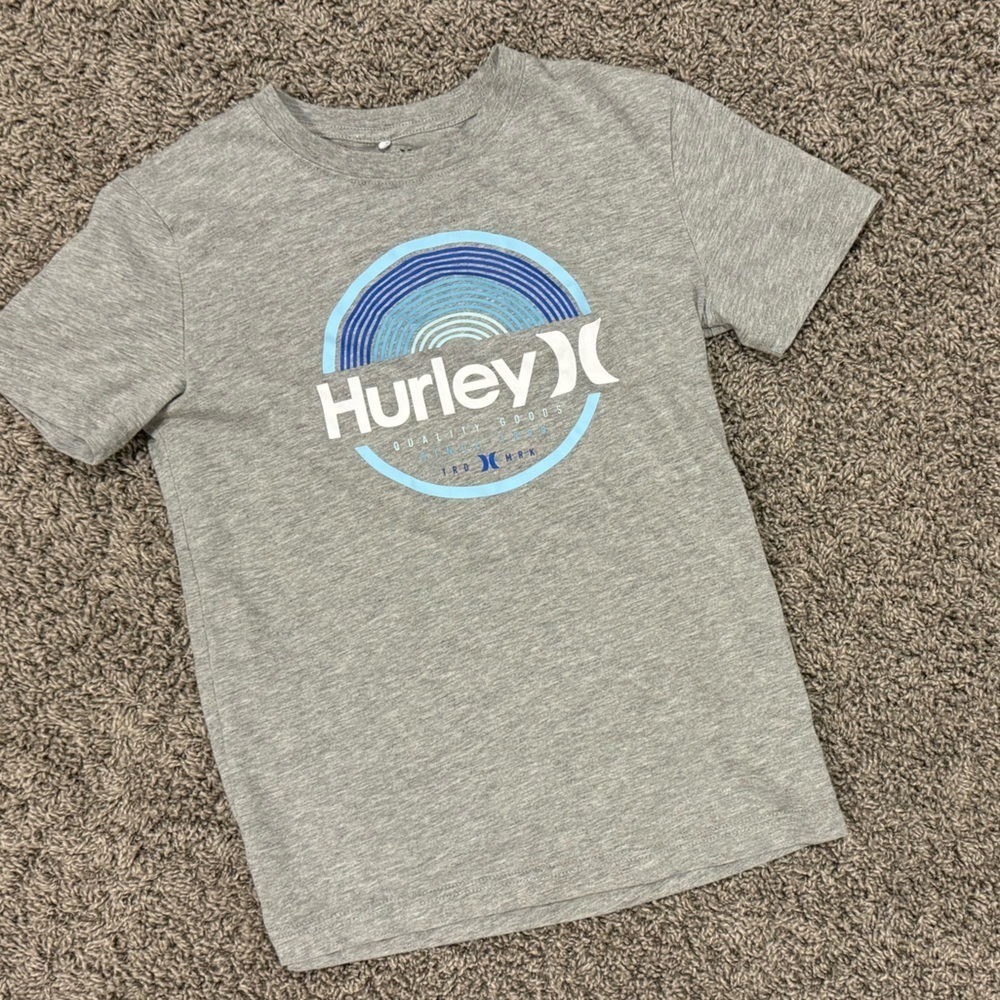5/$25 boys Hurley tshirt, size 10-12